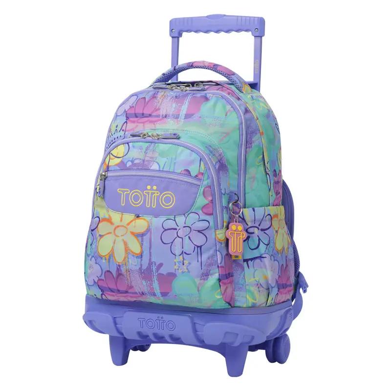 TOTTO Mochila escolar con ruedas Renglones - 5Q8 Grafily