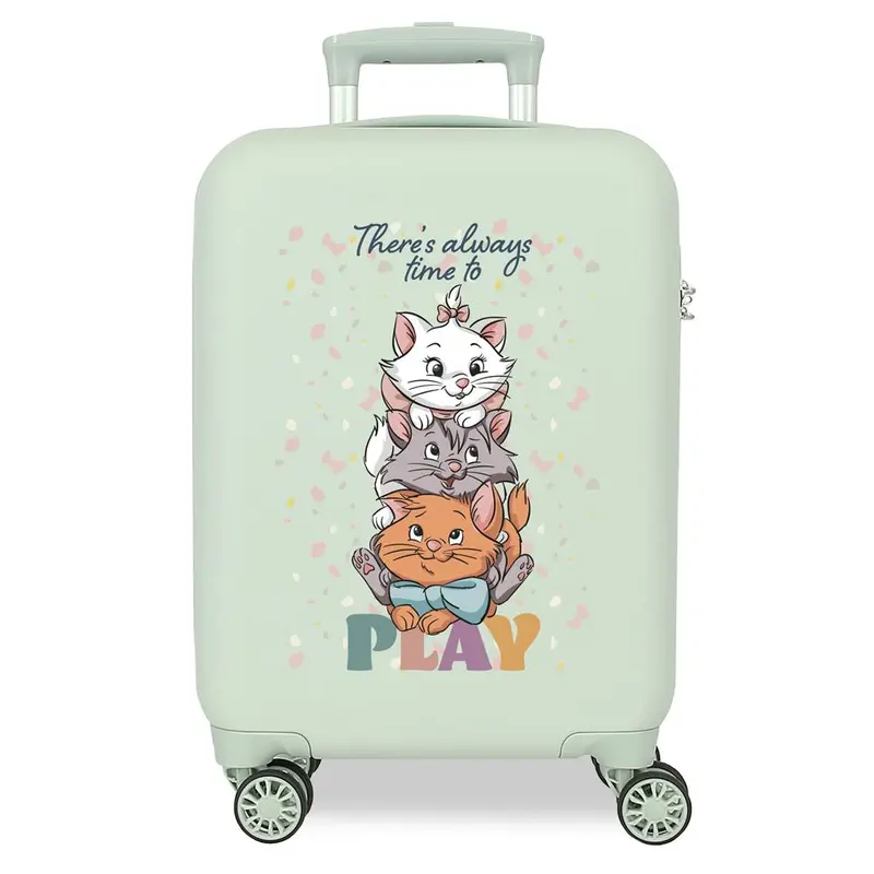 TROLLEY ABS 50CM. 4R. ARISTOGATOS TIME TO PLAY MENTA C.105