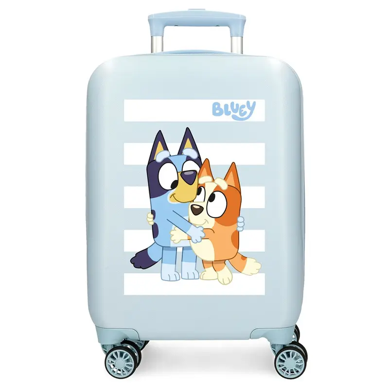 TROLLEY ABS 50CM.4R. BLUEY SISTERS AZUL CLARO C.105