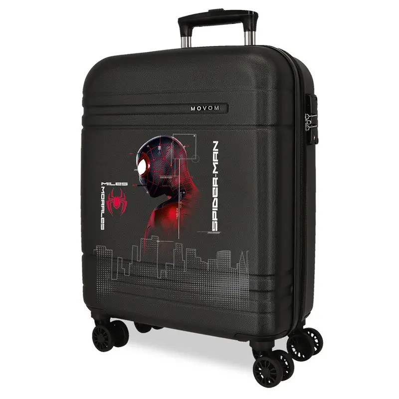 TROLLEY ABS 55CM.4R.C/EXP. SPIDERMAN TECHNOLOGY NEGRO C.172