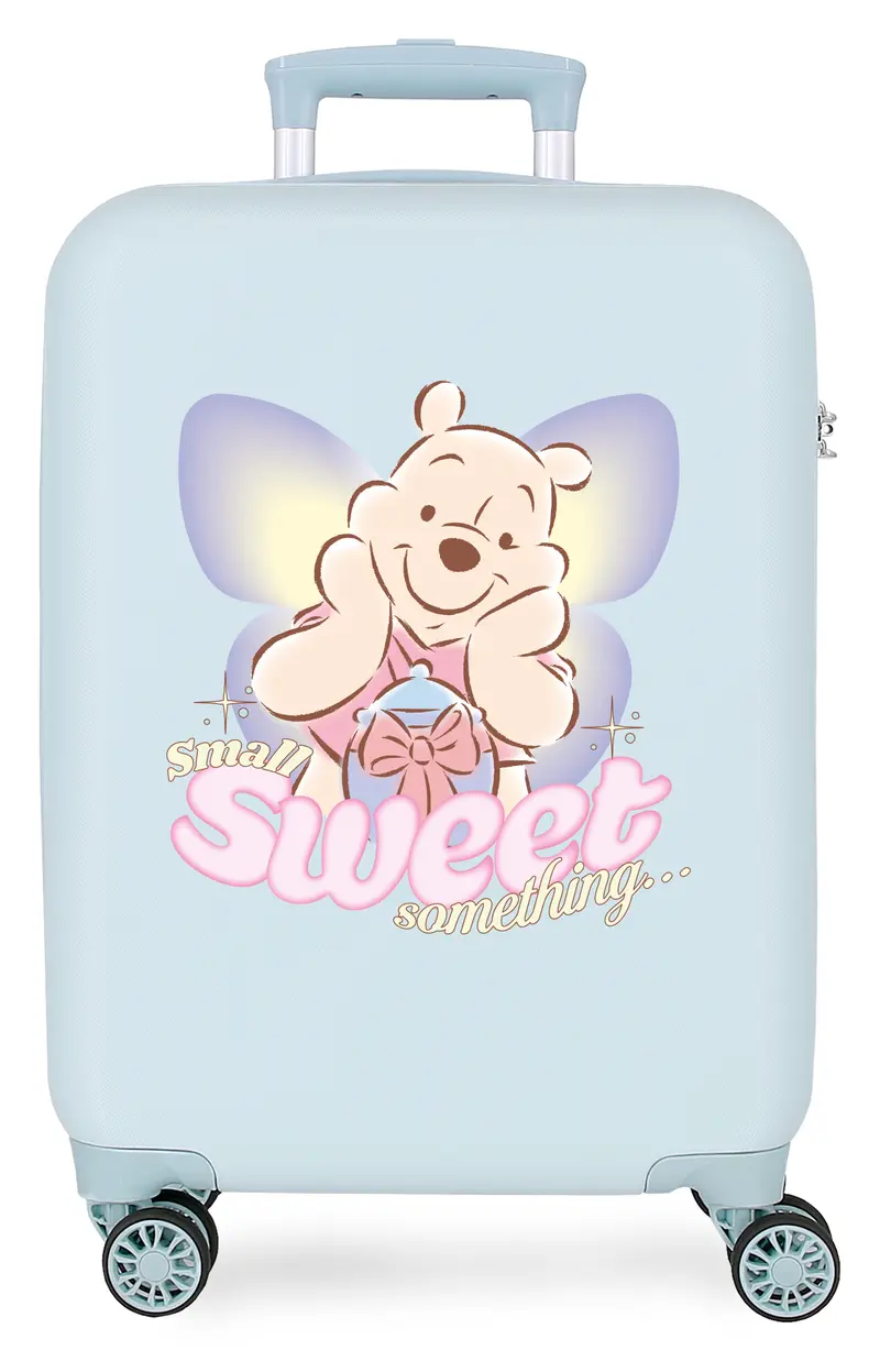 TROLLEY ABS 55CM.4R.  POOH SWEET MOMENTS AZUL CLARO