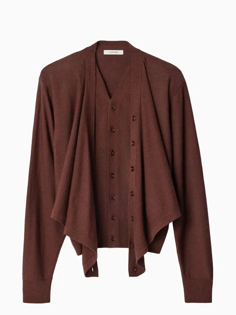 Trompe-l'oeil cardigan