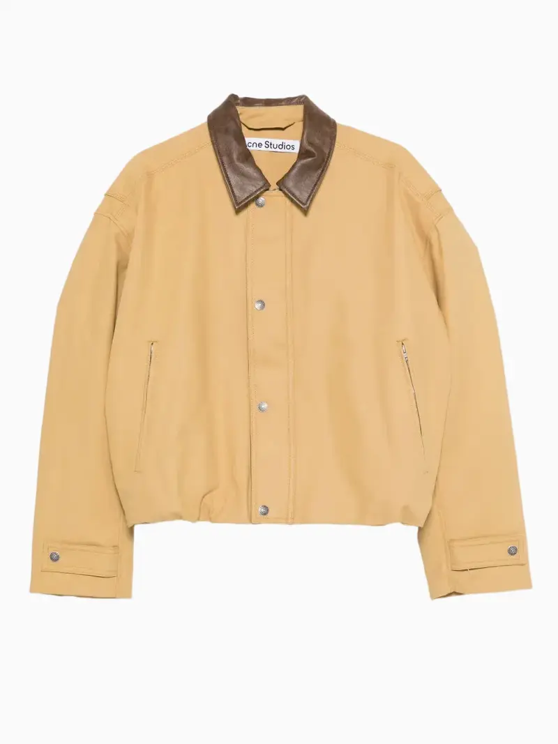 Twill bomber jacket
