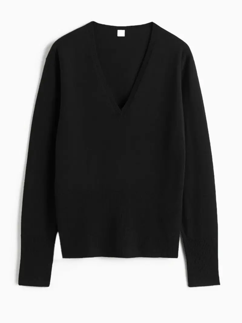 V-neck sweater