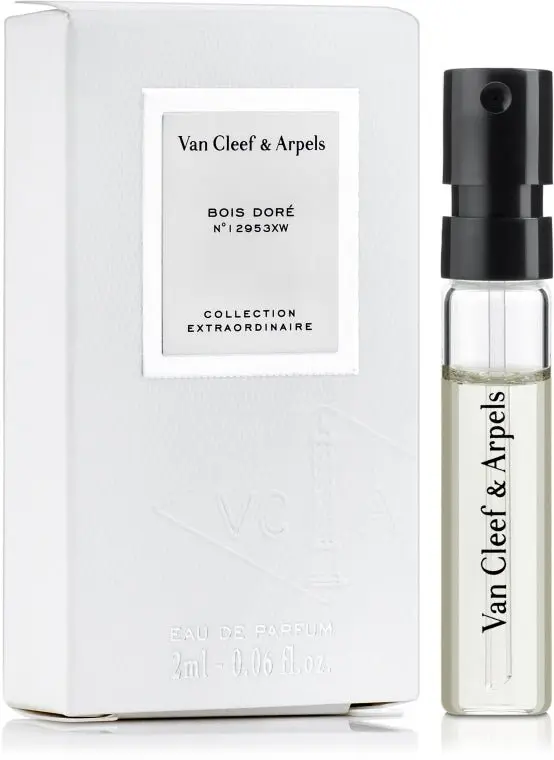 van cleef & arpels madera dore 2ml 0.06 fl. onz. probador de perfume de muestra de perfume oficial