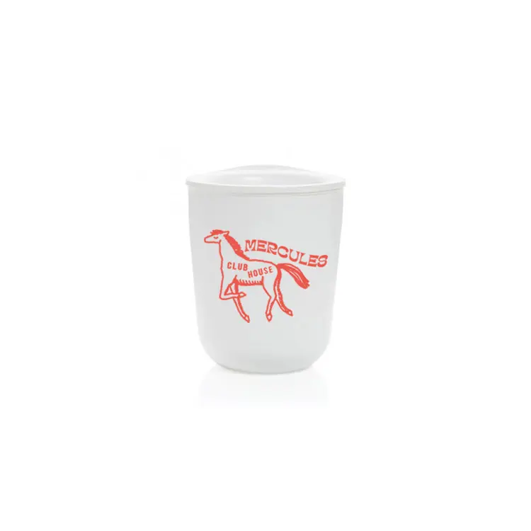 Vaso Take Away pequeño blanco Club House