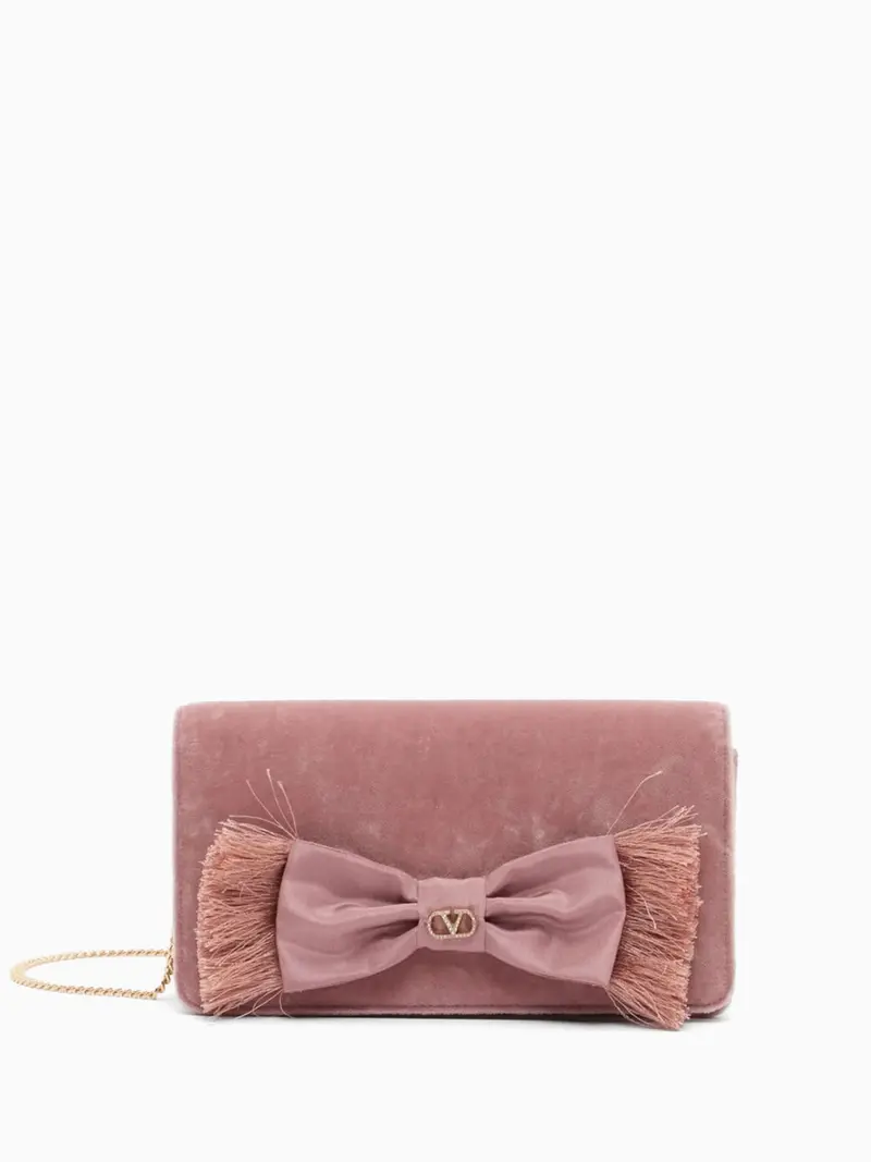 Velvet clutch