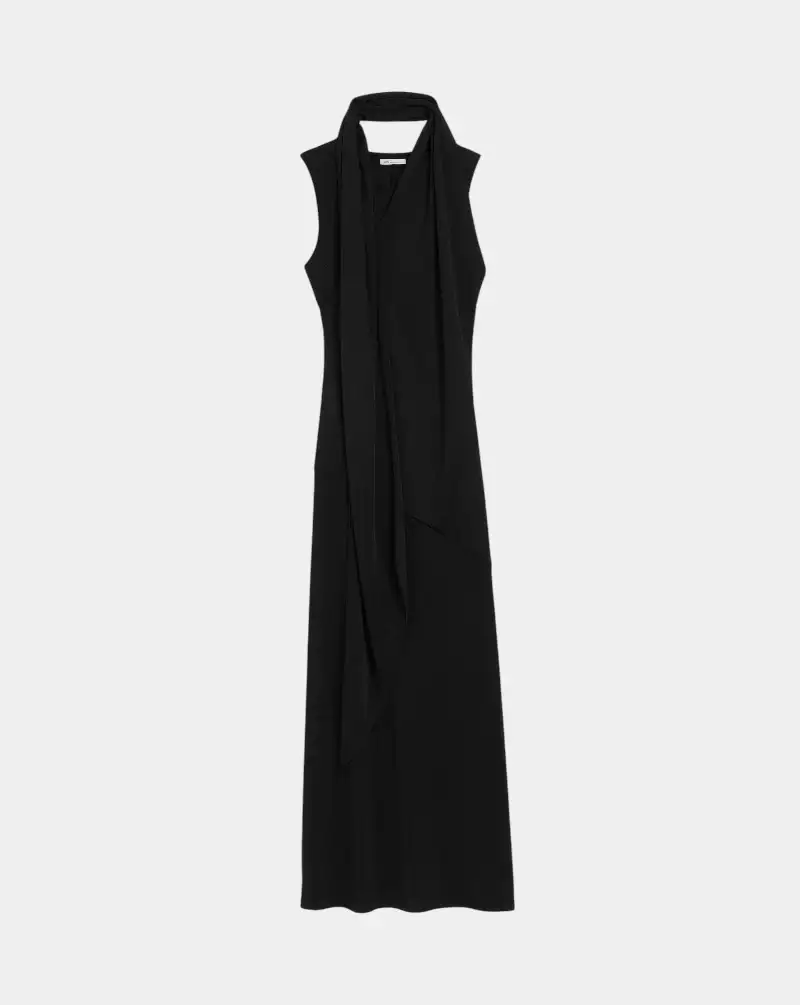 Vestido Ami Paris Sleeveless Maxi Lavalliere