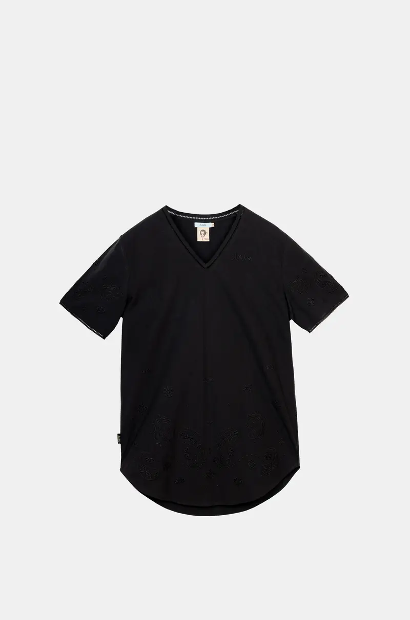 Vestido corto negro