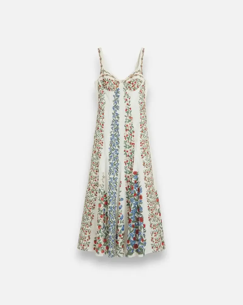 Vestido Farm Rio Fruit Beauty Off-White Maxi Dress
