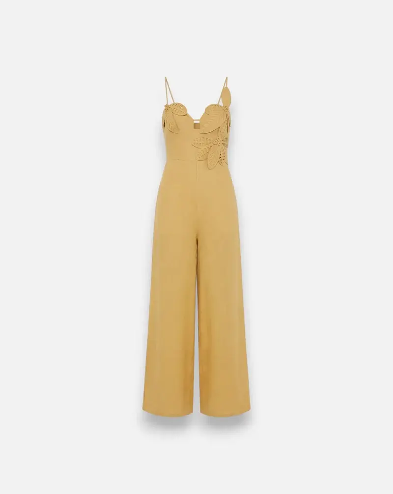 Vestido Farm Rio Sand Flowered Jumpsuit