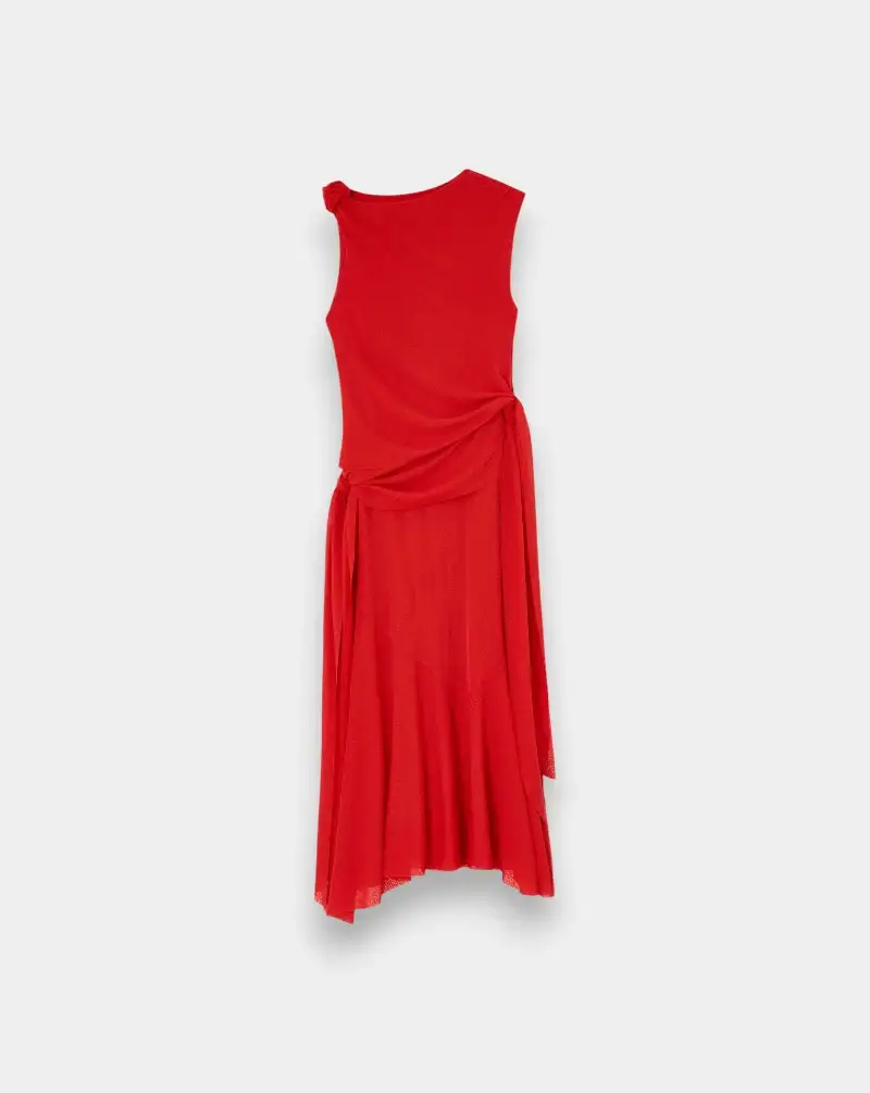 Vestido Ganni Long Dress in Marl Mesh