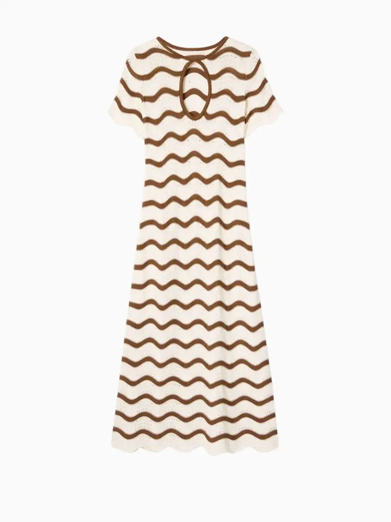 Wavy Swing Dress