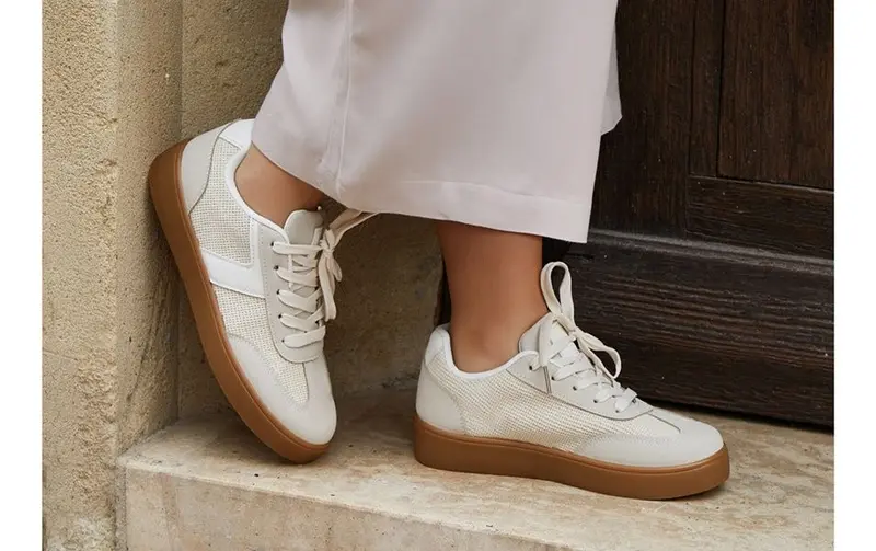 Zapatillas Bajas de Malla para Mujer – Sneakers de Plataforma Casual Chic LA-AD-5235