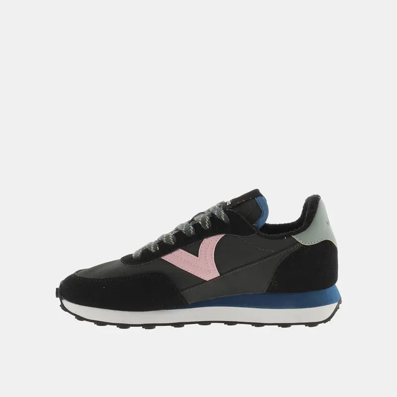 Zapatillas deportivas mujer de nylon negro Astro Victoria