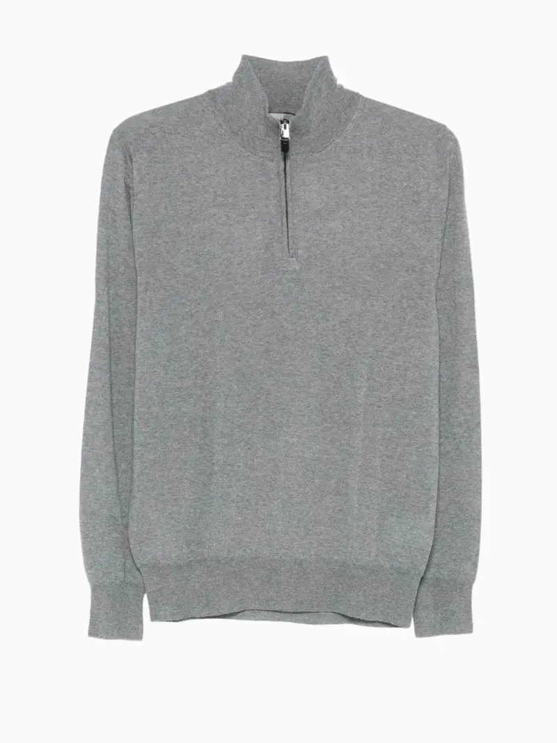 Zip-up sweater