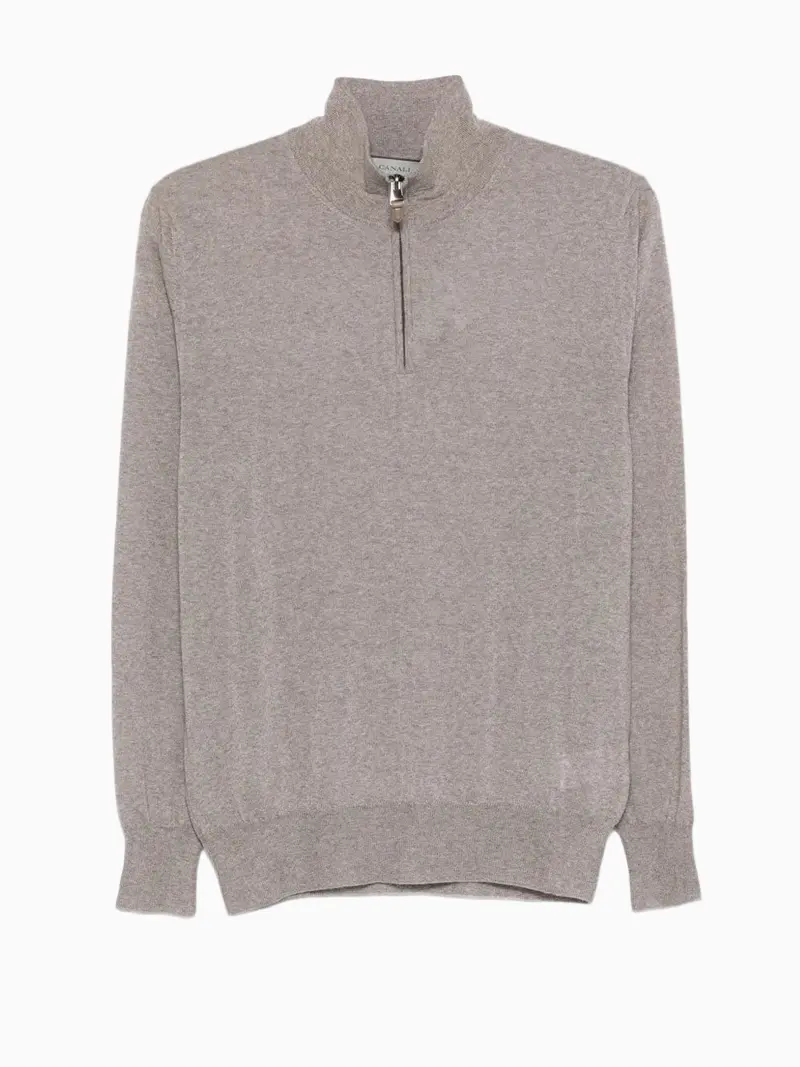 Zip-up sweater