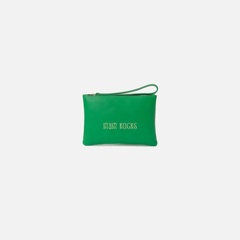 Zipper "Mum Rocks" Apple